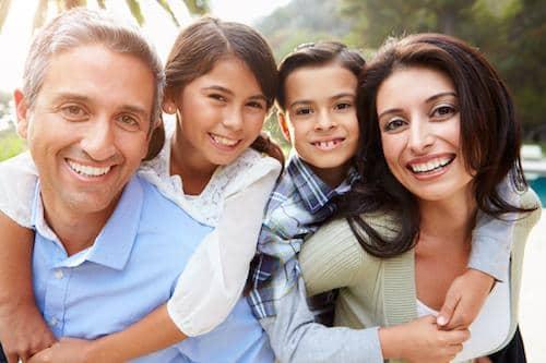 a family at the wilmington dentist