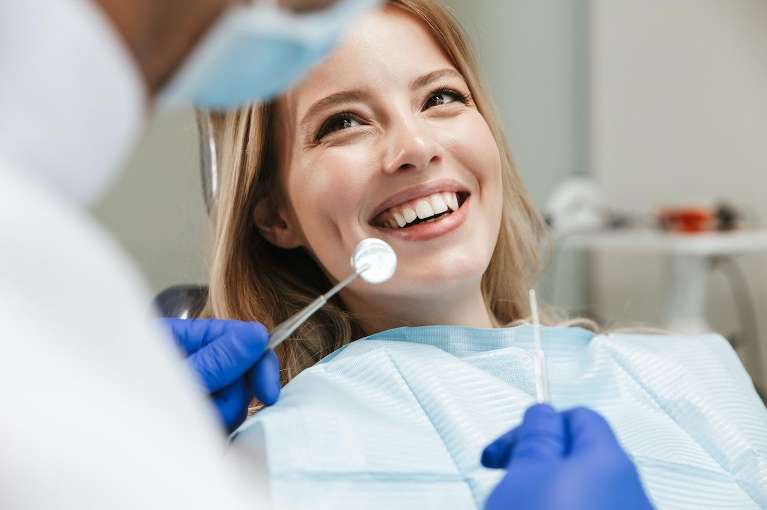 girl enjoying her dentist appointment in wilmington ma